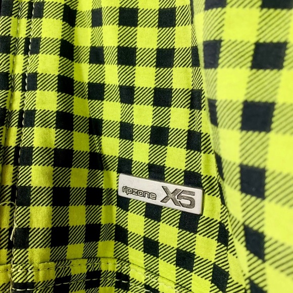 Ripzone X5 Mens Size M Bright Plaid Ski Jacket Snowboard 5000mm Winter Sports - Picture 6 of 9